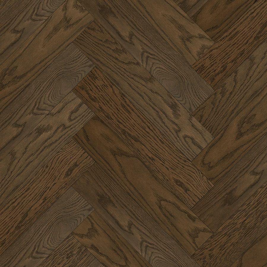 SPC ламинат Quartz Parquet Штучный паркет Дуб Брауни