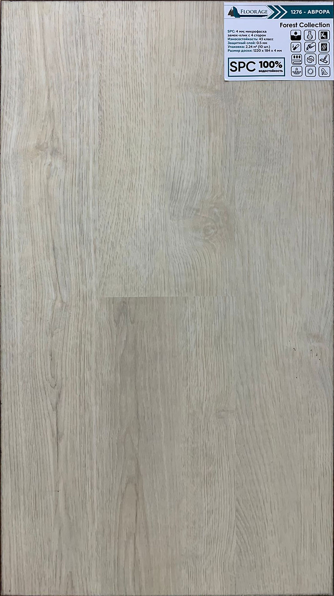SPC ламинат Floorage Forest Аврора