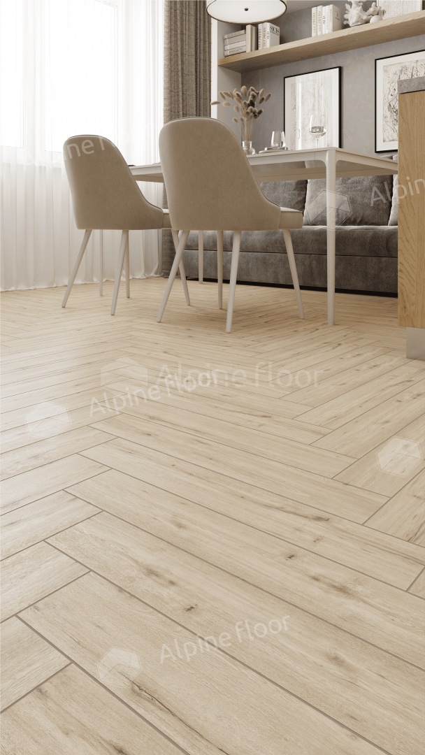 Ламинат Alpine Floor Елка Эксперт 12 (Herringbone 12 Pro) Дуб Лион