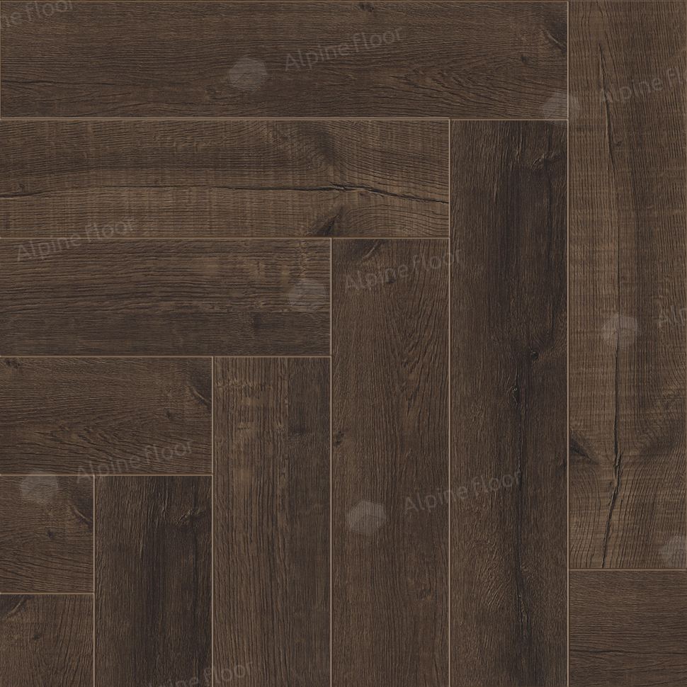 SPC ламинат Alpine Floor Изящный паркет (Light Parquet) Дуб Альферац