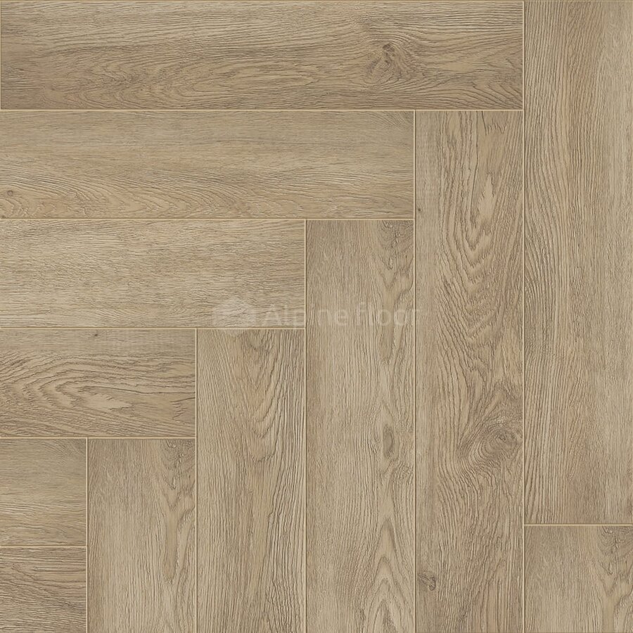 Кварц-винил Alpine Floor Паркет LVT (виниловая плитка) Дуб Ваниль Селект