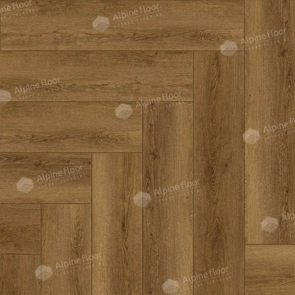 Кварц-винил Alpine Floor Паркет LVT (виниловая плитка) Дуб Капелла