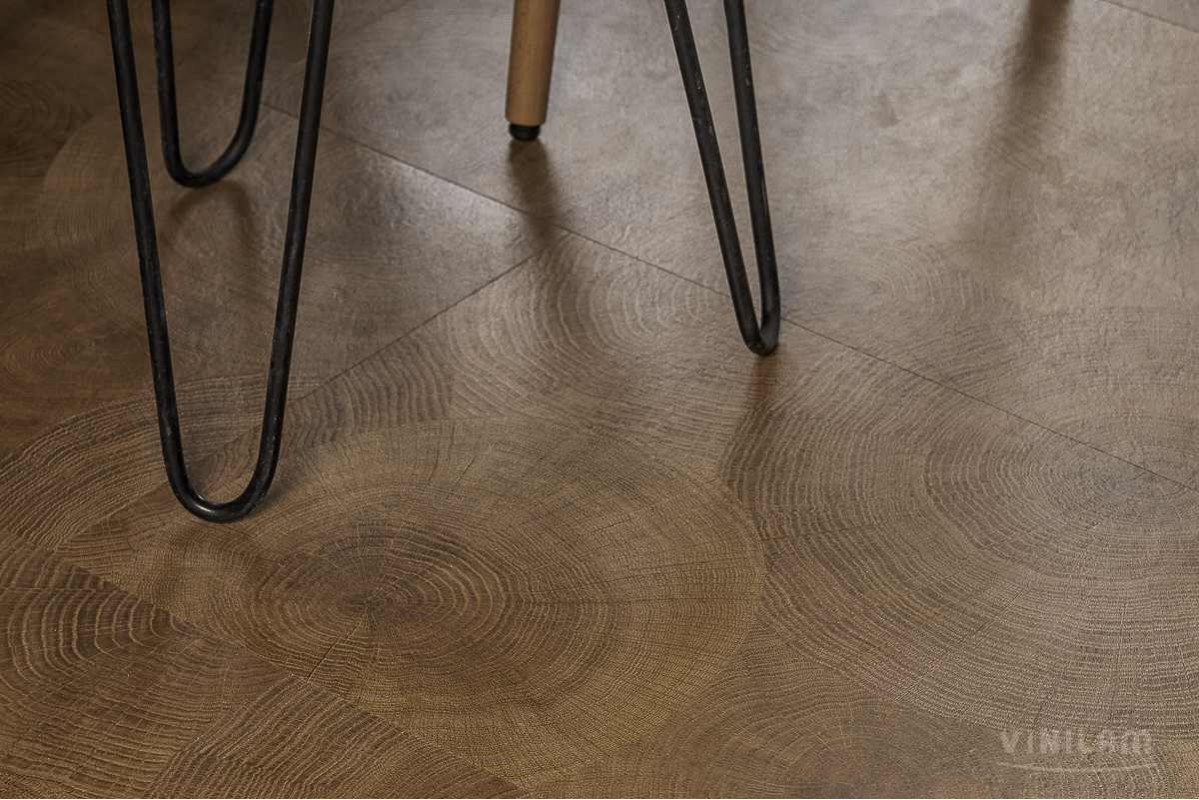 SPC ламинат Vinilam Ceramo Wood Дуб Натуральный