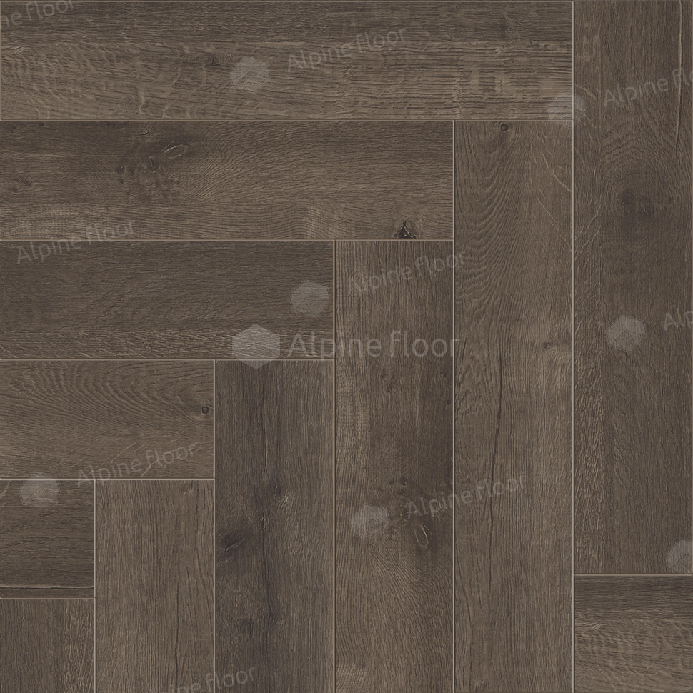 Кварц-винил Alpine Floor Паркет LVT (виниловая плитка) Дуб Антарес