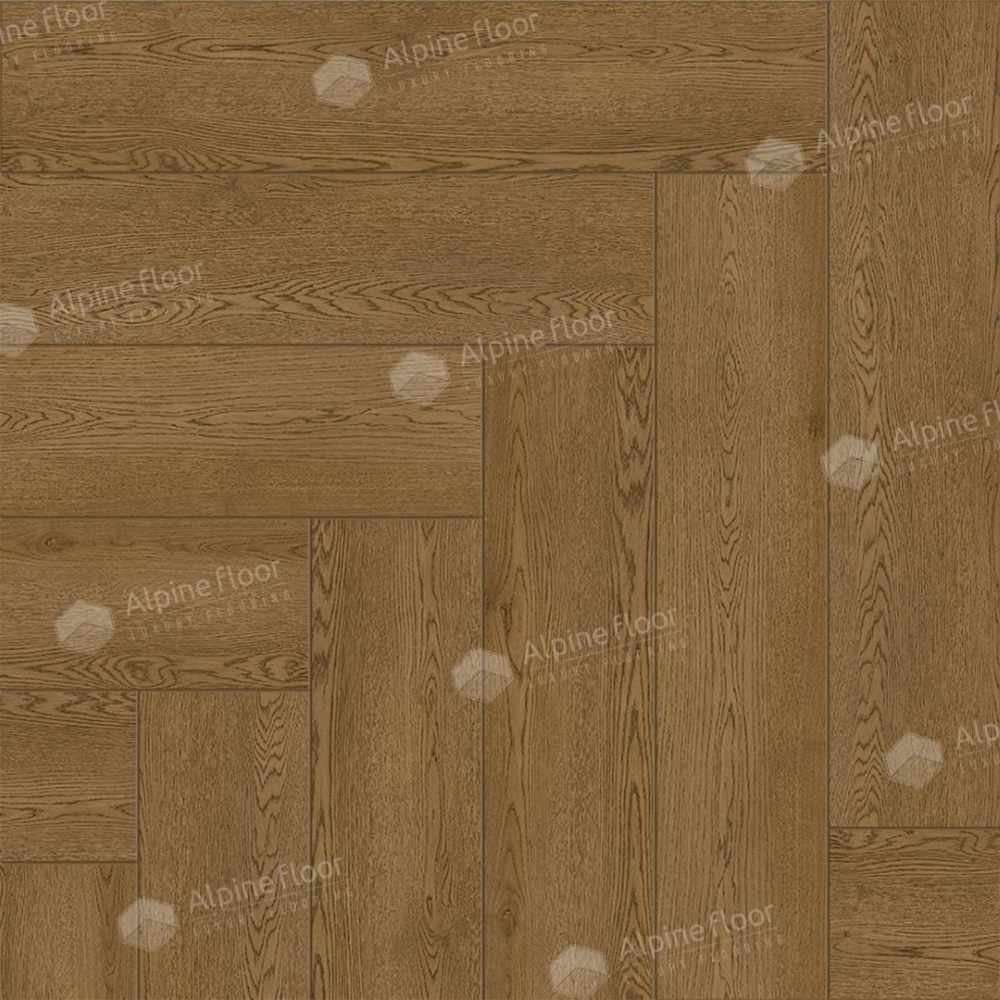Кварц-винил Alpine Floor Паркет LVT (виниловая плитка) Дуб Селена
