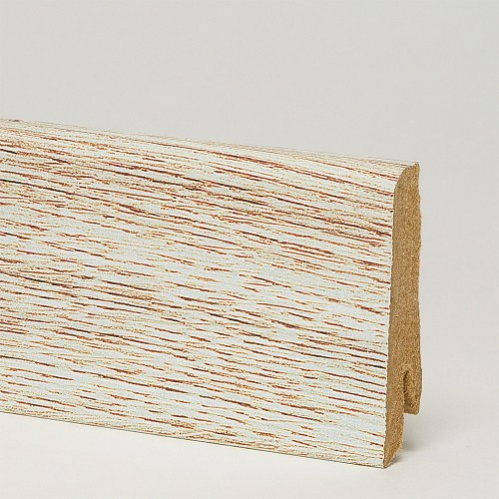 Плинтус CorkStyle Oak Washed шпонированный пробковый