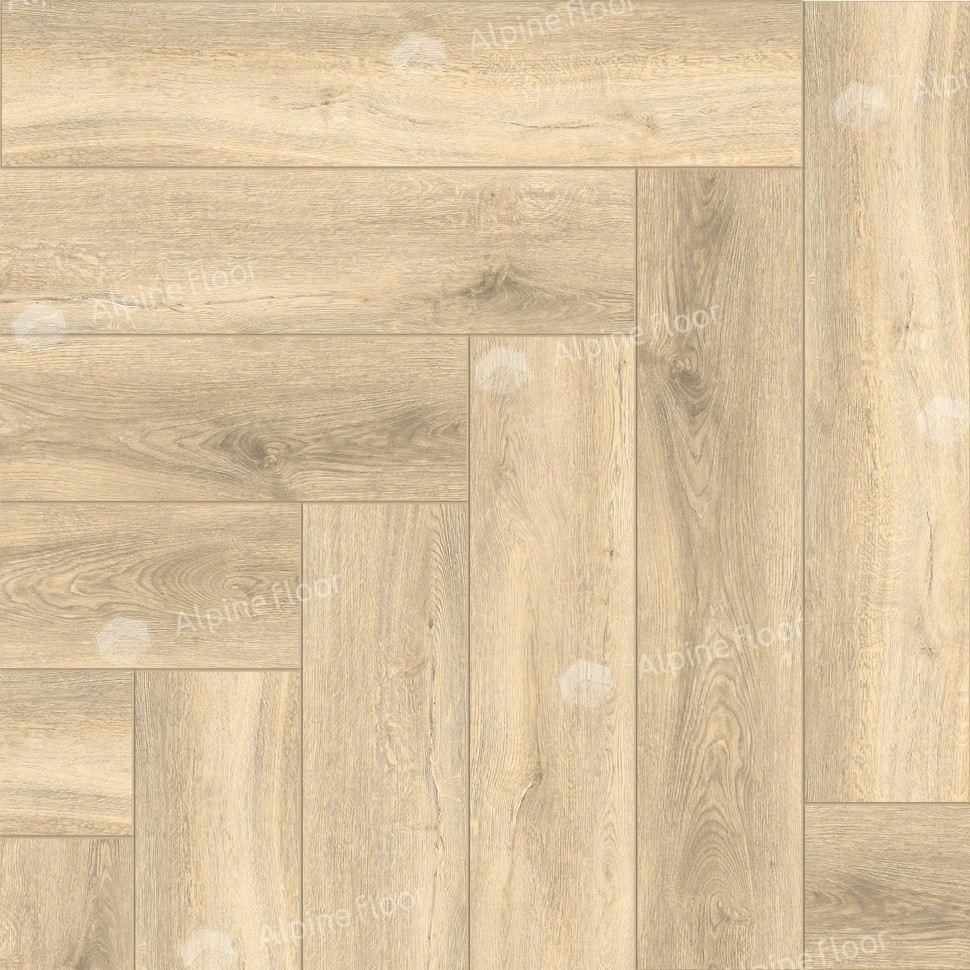 SPC ламинат Alpine Floor Изящный паркет (Light Parquet) Дуб Ригель