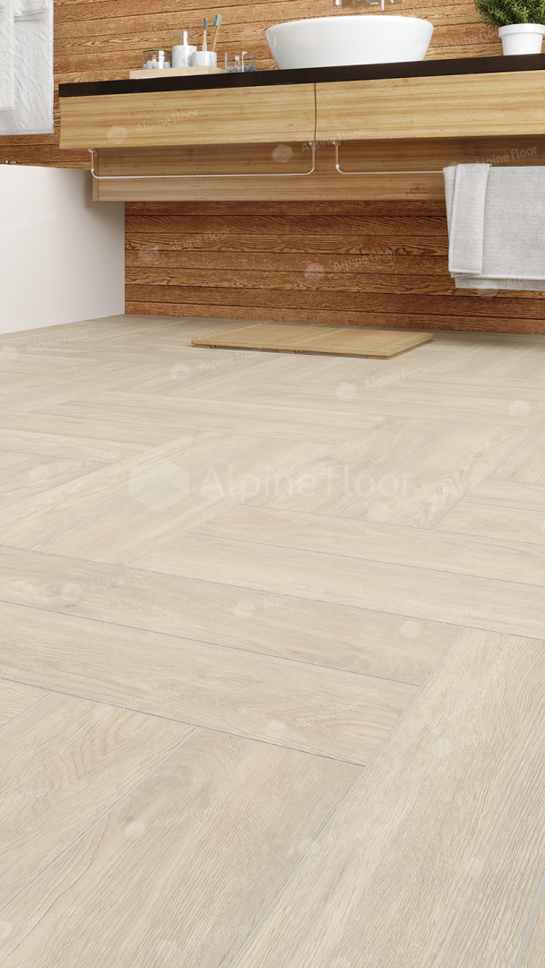Кварц-винил Alpine Floor Паркет LVT (виниловая плитка) Дуб Адара