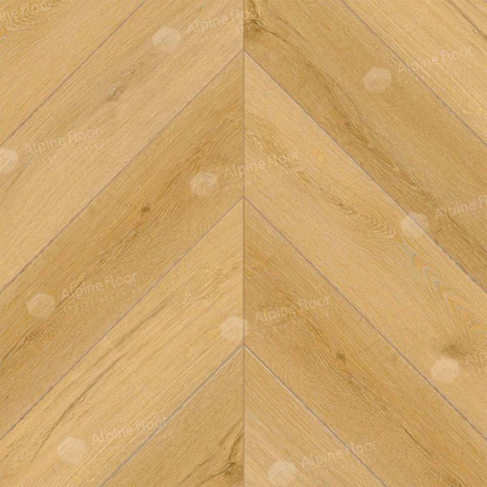 Паркет Ёлка Alpine Floor Альпийский шеврон (Chevron Alpine) Тёплый Caldo
