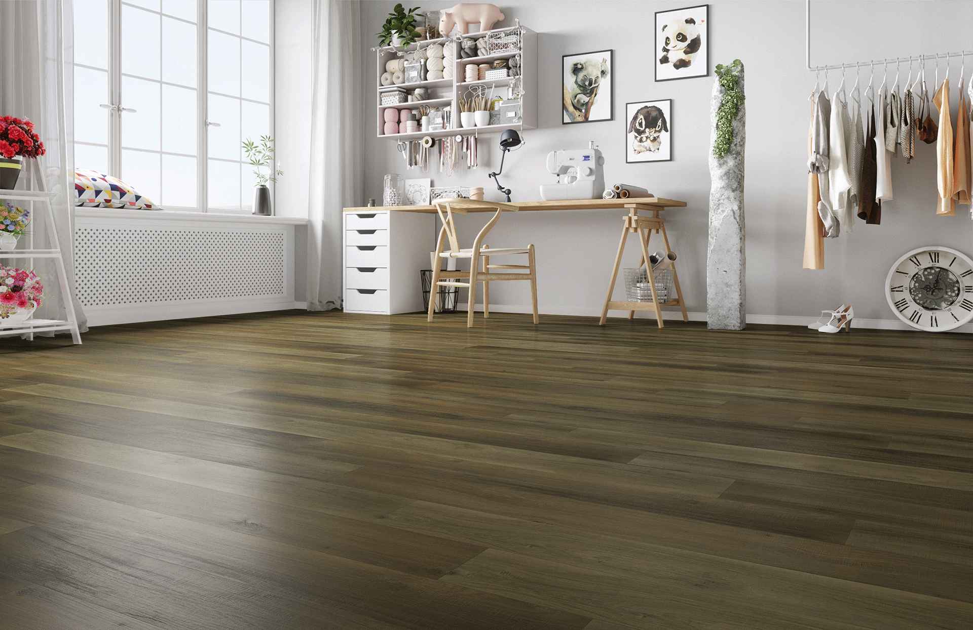 Кварц-винил Home Expert Nature Дуб Натуральный