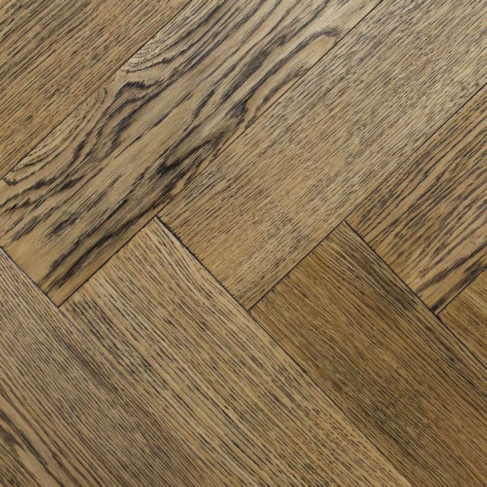 Паркет Ёлка Vecchio Parquet Венгерская Дуб Шарколь