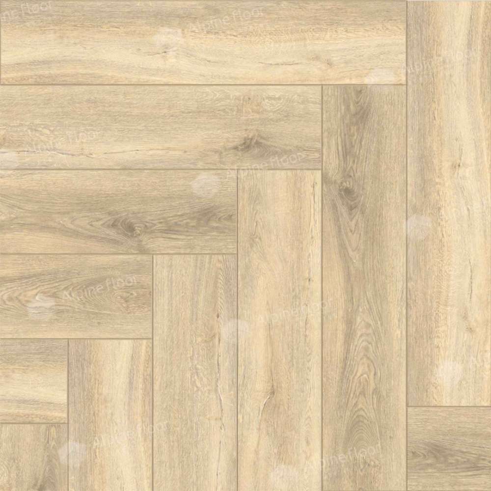 Кварц-винил Alpine Floor Паркет LVT (виниловая плитка) Дуб Ригель