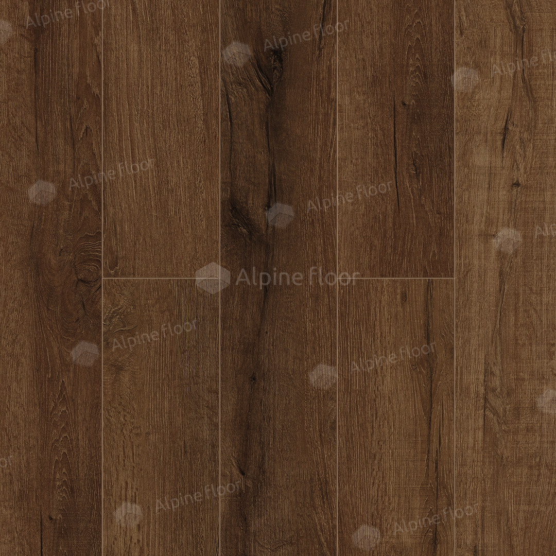 SPC ламинат Alpine Floor Premium XL Дуб шоколадный ABA