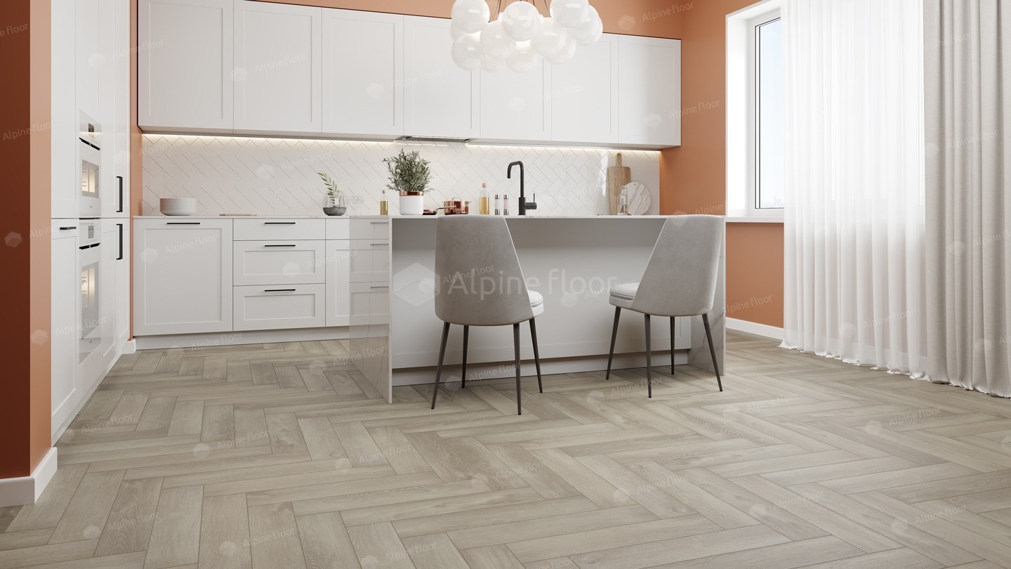 Кварц-винил Alpine Floor Паркет LVT (виниловая плитка) Дуб Фантазия
